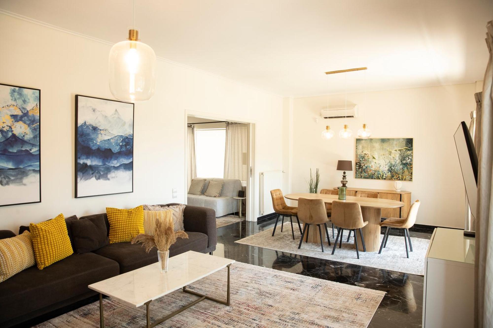 Spacious Glyfada Golf 4Br -Near Beach + Shops 아테네 외부 사진